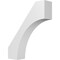 Ekena Millwork 5 1/2-in. W x 22-in. D x 26-in. H Westlake Architectural Grade PVC Knee Brace BRCP055X22X26WTL - alternate 1